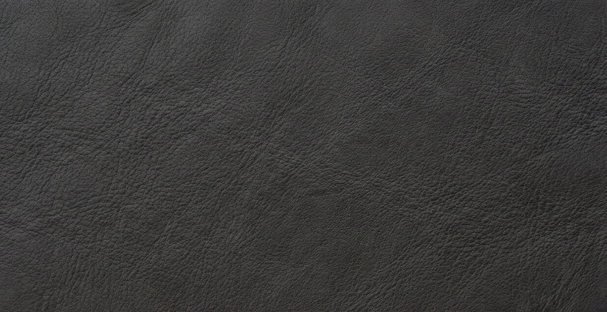 Charcoal Gray Leather Finish Charcoal gray leather material
