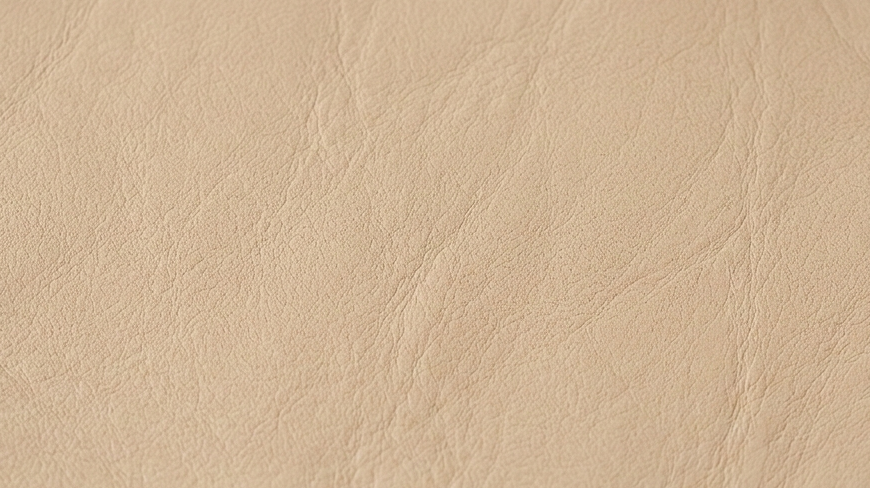 Light Sand Beige Leather Finish Light sand beige leather material