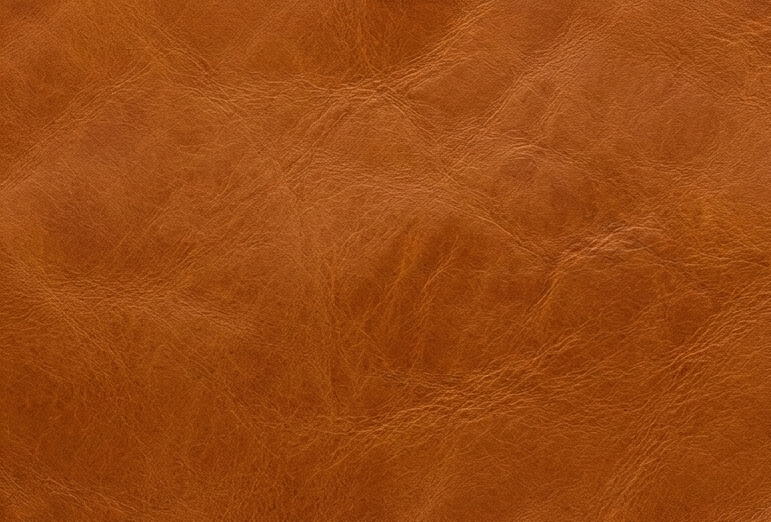 Classic Cognac Leather Finish Classic cognac leather material
