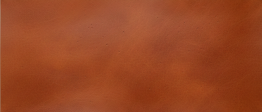 Rust Orange Brown Leather Finish Rust orange brown leather material