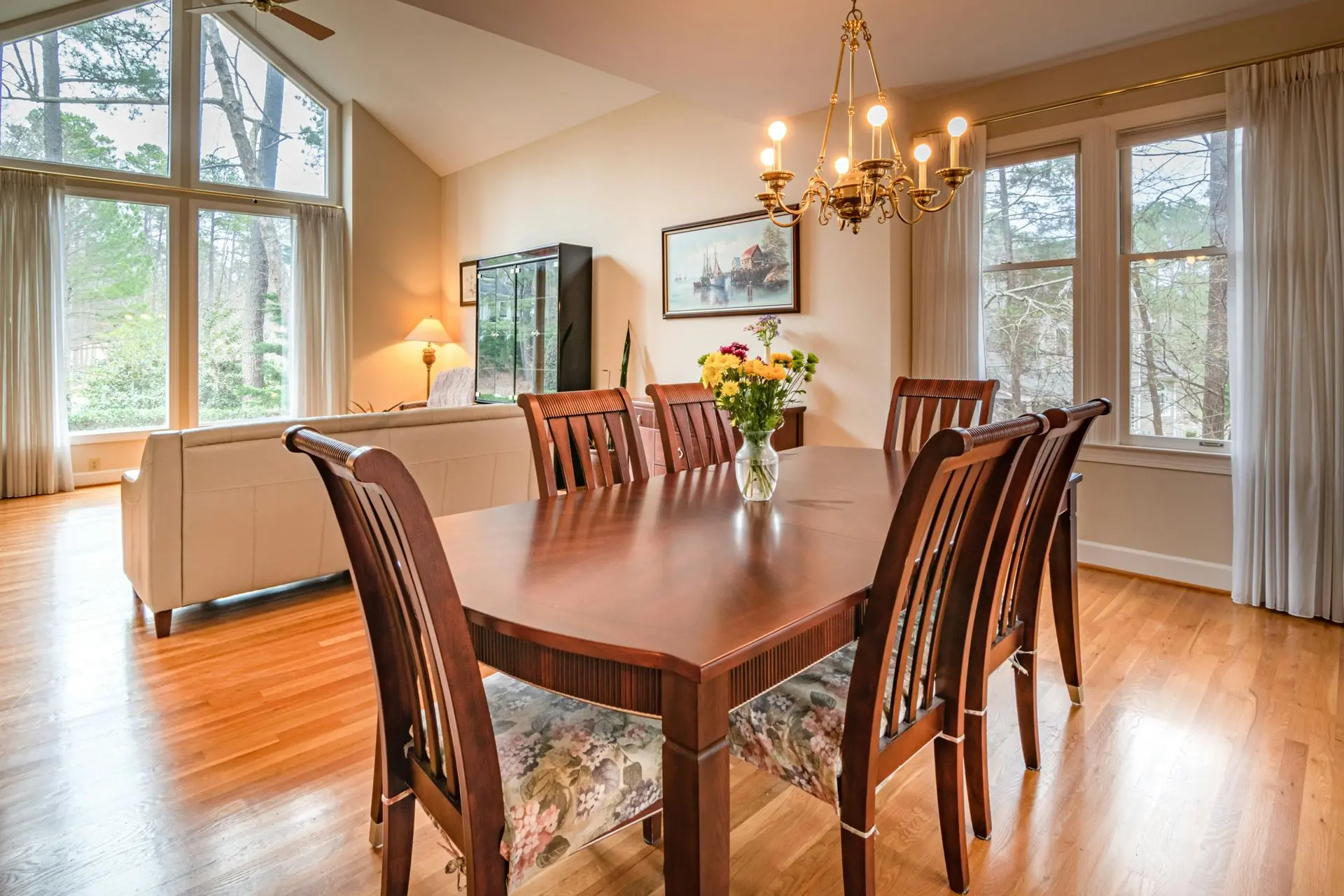 Elegant Solid Wood Dining Furniture and Luxury Millwork Interior Design Luxury dining room featuring solid wood furniture and premium millwork materials